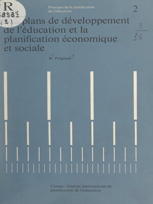 cover image of Les plans de développement de l'éducation et la planification économique et sociale